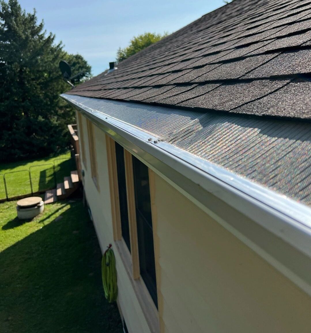 gutters gutter guard roofline